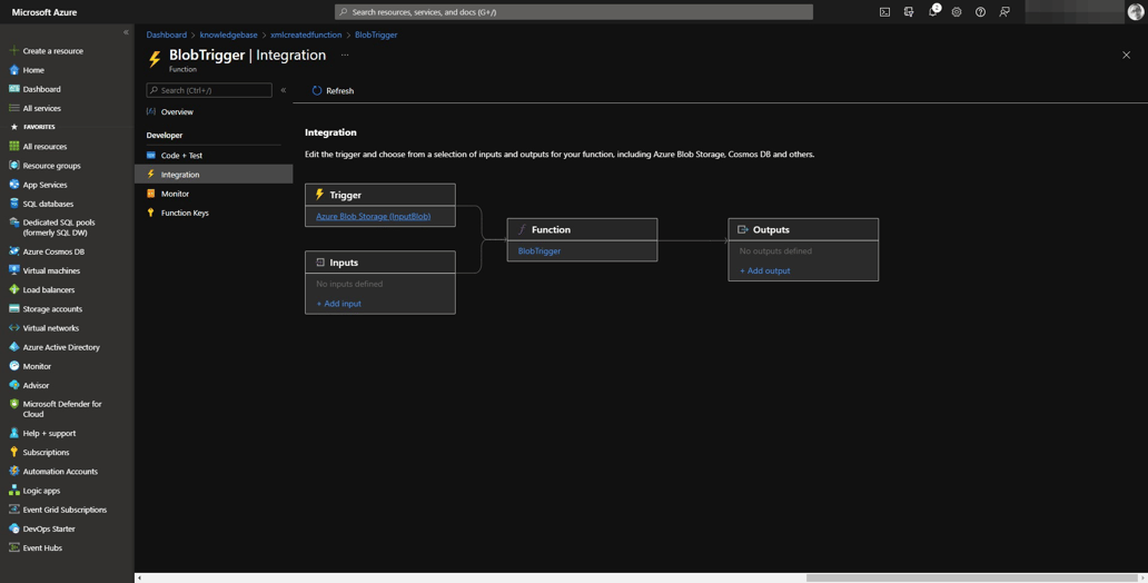 Function creation tutorial - Step 9