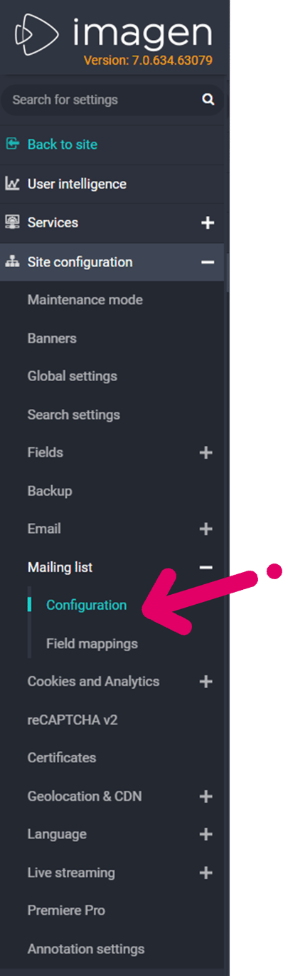 mailing list